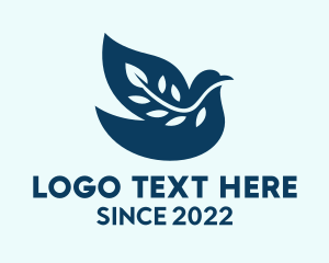 Leaf - Farm Leaf Christian Dove logo design