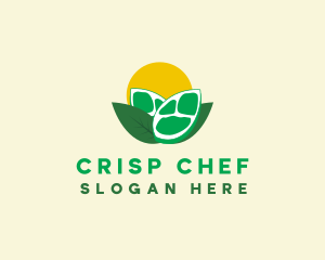 Vegan Meat Food  logo design