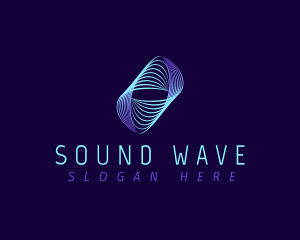 Line Wave Frequency logo design