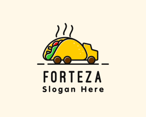 Taco Mexican Food Truck logo design