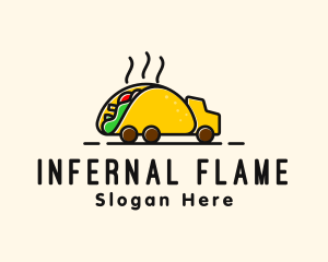 Taco Mexican Food Truck logo design