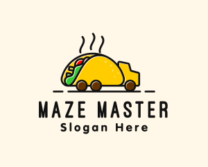 Taco Mexican Food Truck logo design