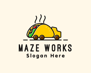 Taco Mexican Food Truck logo design