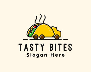 Lunch - Taco Mexican Food Truck logo design
