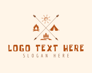 Trek - Summer Camp Adventure logo design