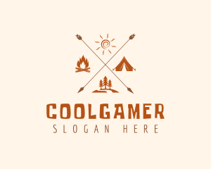 Traveler - Summer Camp Adventure logo design