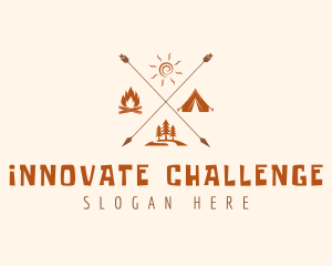 Challenge - Summer Camp Adventure logo design