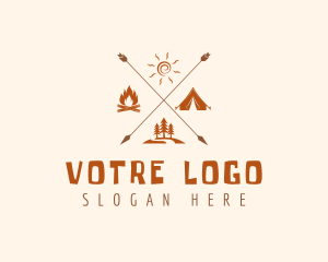 Challenge - Summer Camp Adventure logo design