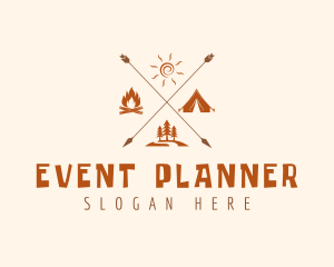 Camping - Summer Camp Adventure logo design