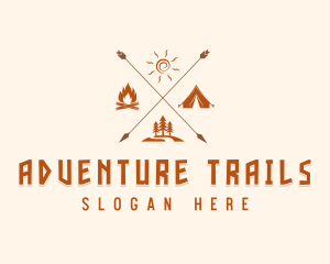 Summer Camp Adventure logo design