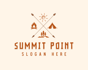 Basecamp - Summer Camp Adventure logo design