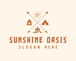 Summer Camp Adventure logo design