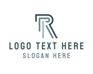 Letter R - Real Estate Property Architecture logo design