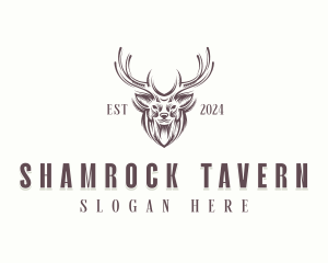 Livestock Deer Farm Logo