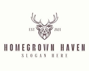 Livestock Deer Farm logo design