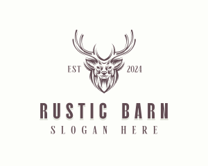 Livestock Deer Farm logo design