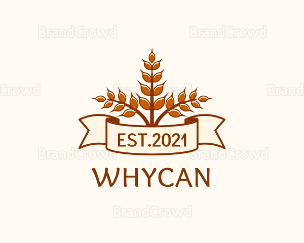 Wheat Bakery Banner Logo