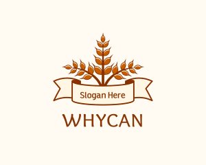 Wheat Bakery Banner Logo