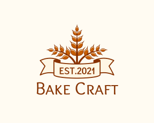 Wheat Bakery Banner logo design