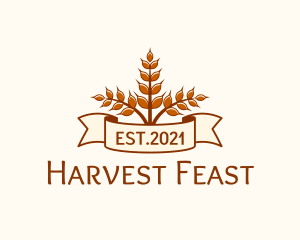 Wheat Bakery Banner logo design