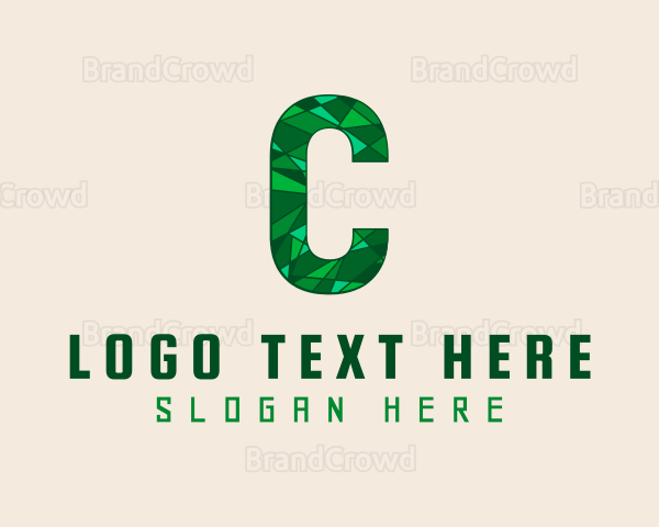 Emerald Elegant Letter C Logo