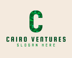 Emerald Elegant Letter C logo design