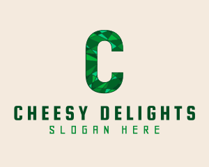 Emerald Elegant Letter C logo design