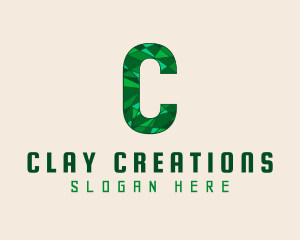 Emerald Elegant Letter C logo design