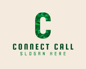 Emerald Elegant Letter C logo design