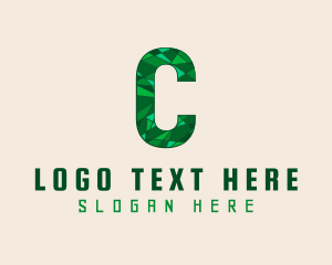 Jeweller - Emerald Elegant Letter C logo design