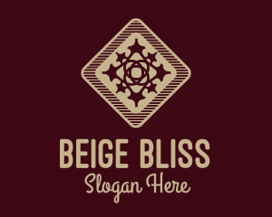 Beige Decorative Tile  logo design