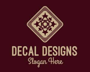 Beige Decorative Tile  logo design