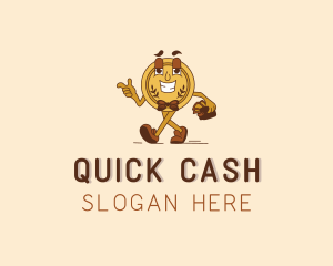 Cash Money Coin logo design