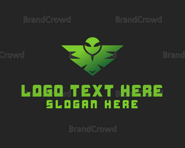 Bird Alien Game Logo