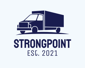 Distribution - Automobile Delivery Truck logo design