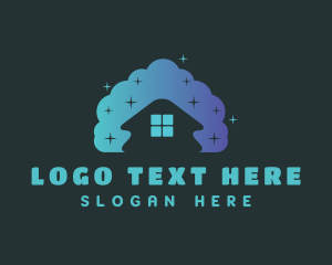 House Sanitary Cleaning logo design