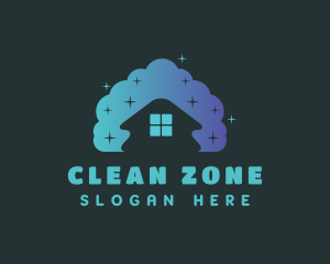 House Sanitary Cleaning logo design