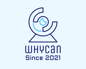 Digital Camera - Digital Blue Webcam logo design