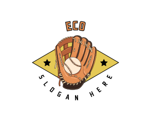 Sports Baseball Mitt Logo