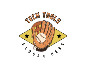 Sports Baseball Mitt Logo