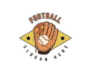 Sports Baseball Mitt Logo