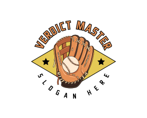 Baseball - Sports Baseball Mitt logo design