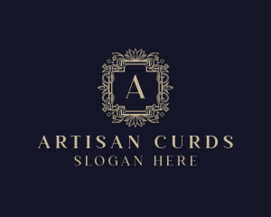 Luxury Flower Ornate Boutique logo design