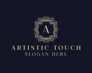 Luxury Flower Ornate Boutique logo design