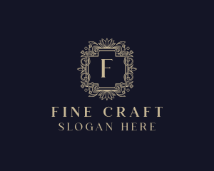 Luxury Flower Ornate Boutique logo design