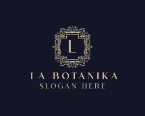 Luxury Flower Ornate Boutique logo design