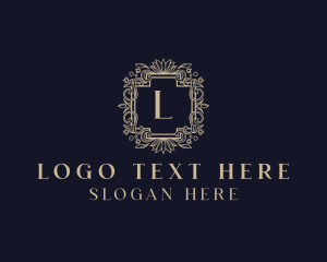 Souvenir Store - Luxury Flower Ornate Boutique logo design