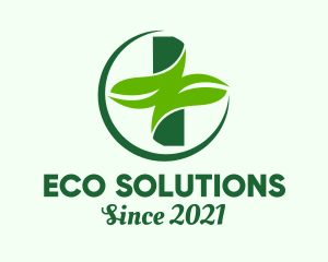 Environmental - Environmental Cross Leaf logo design