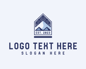 Camp - Travel Mountain Resort logo design