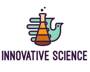 Science - Science Lab Bird logo design